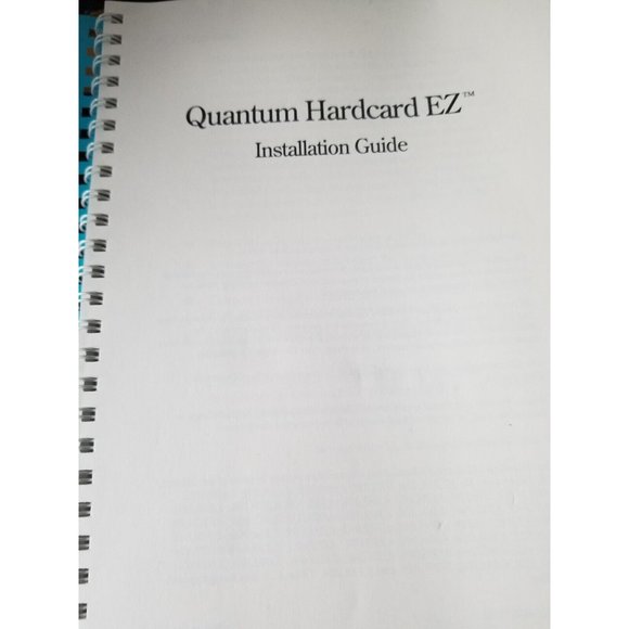 Quantum Hardcard EZ 105 Card and Installation Guide - Picture 3 of 12